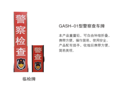 01型警察查车牌